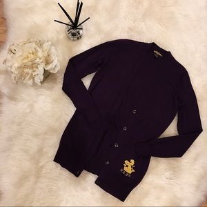 Rugby Ralph Lauren Purple Cardigan.